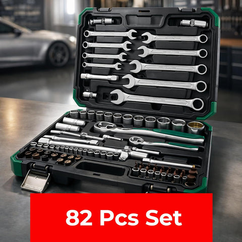 Precision 82 Pcs Ratcheting Screwdriver & Socket Bit Set – Repair Tool Kit with Magnetic Driver