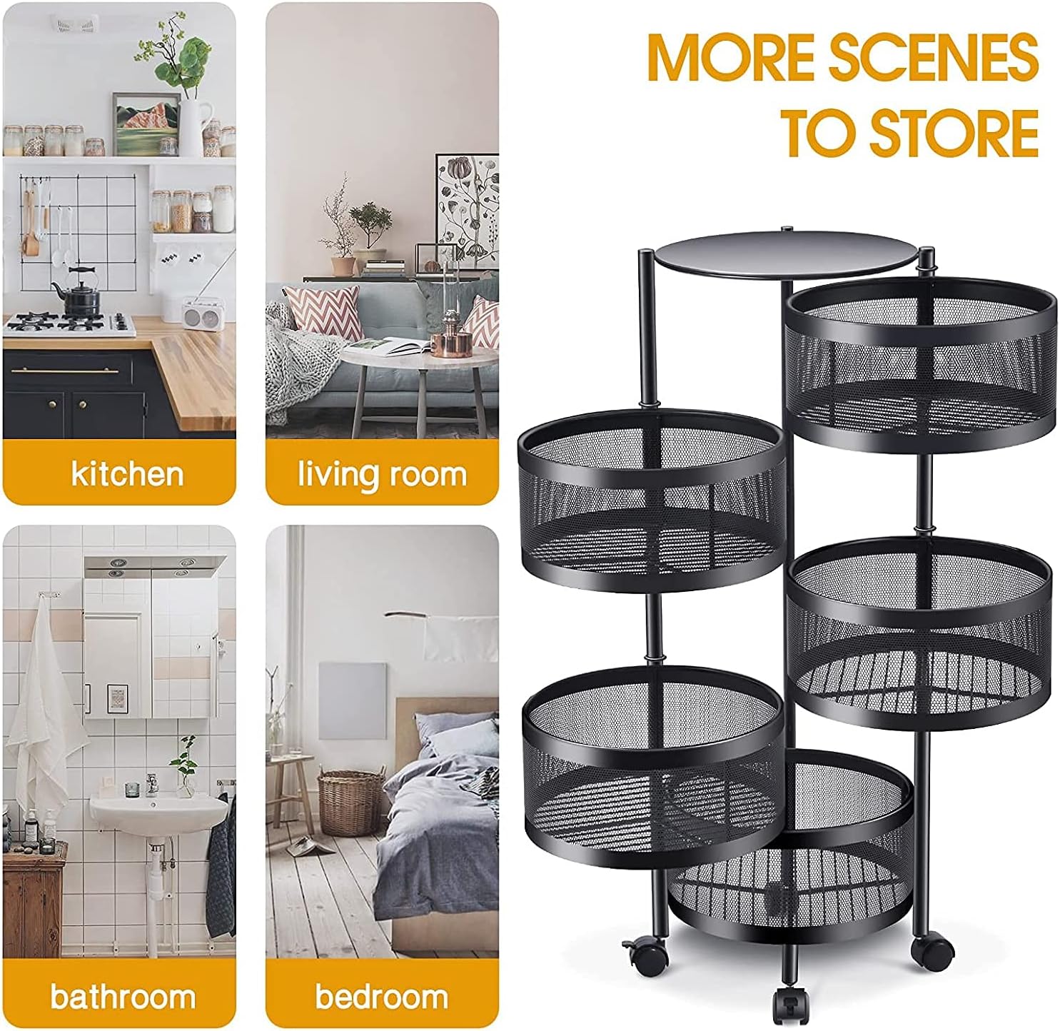 LIYING Multi-Layer Kitchen Storage Shelf