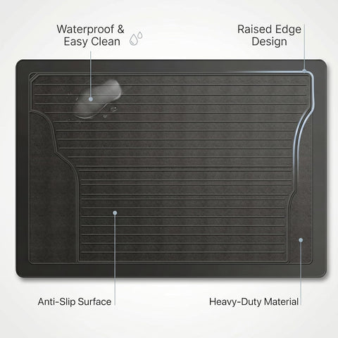 Car Boot Mat, Heavy Duty Waterproof Trunk Liner, Anti-Slip Rubber Cargo Mat (120x80 Cms) (Copy) (Copy) (Copy) (Copy) (Copy)