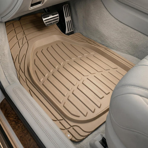 Premium Rubber Car Floor Mats, 76 * 54cm 5 Pcs Set, Anti-Slip Waterproof with Cargo Liner