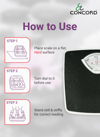 Concord Bathroom Human Weighing Scale