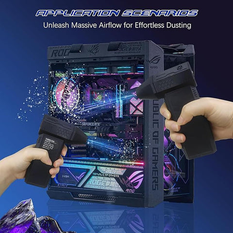 Portable Air Duster, Rechargeable Electric Air dust Blower for Car