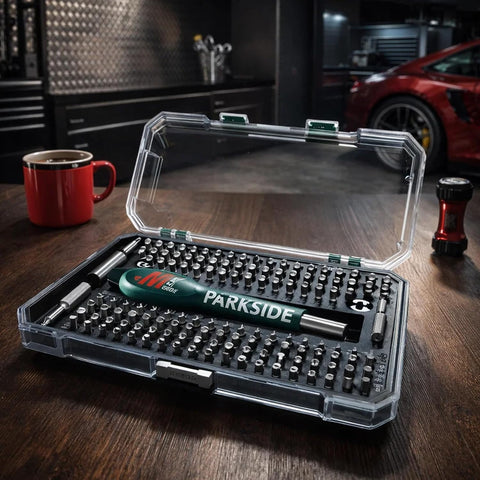 115Pcs Multi-Bit Screwdriver Set with Magnetic Holder – Compact Repair Tool Kit with Interchangeable Bits