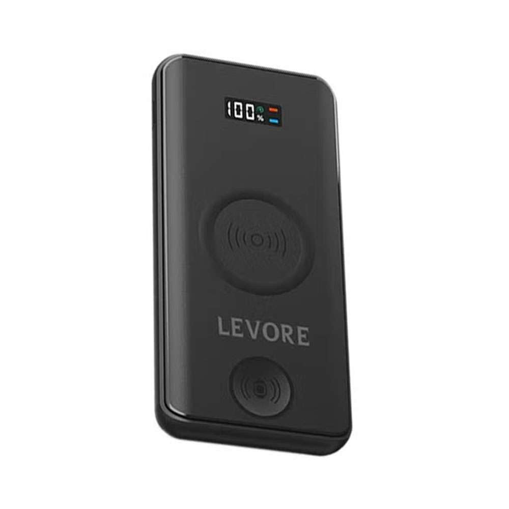 Levore 3 in 1 Wireless charge Power bank PD 20W 10000mAh 3 Port Black, LP431-BL