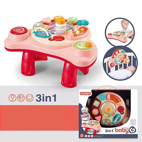 Little Angel Baby Toys Activity Table Centre 3in1 Play Toy Red