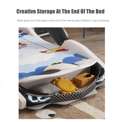Children's Boys Bed Car Style Single Bed