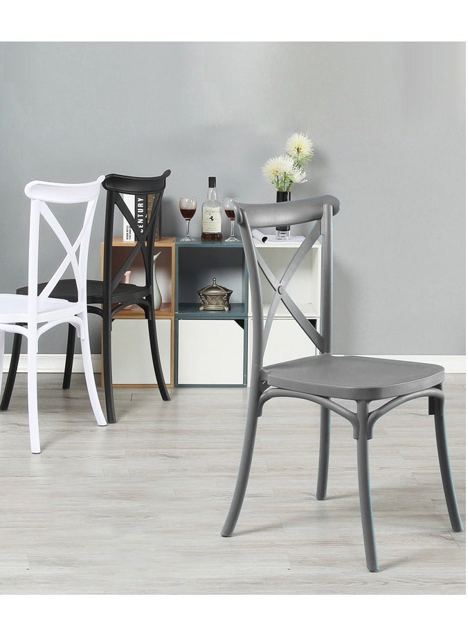 Olmecs Home stackable chair Injection processing Fixed leg plastic leisure chair