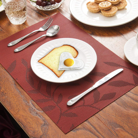 Fashion Modern Dining Table Placemat Kitchen Tool Tableware Pad (10Pc Set)