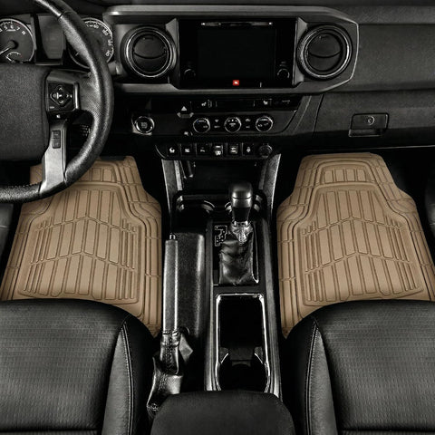 Premium Rubber Car Floor Mats, 76 * 54cm 5 Pcs Set, Anti-Slip Waterproof with Cargo Liner