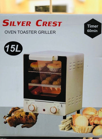 15L 3-Tier Vertical Toaster Oven & Air Fryer Combo with Smart Convection