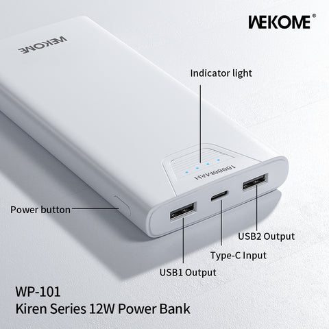 WEKOME WP-101 9000mAh Power Bank