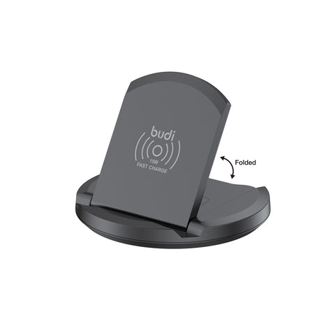 Budi 2-in-1 Wireless Charger Foldable Charging Station