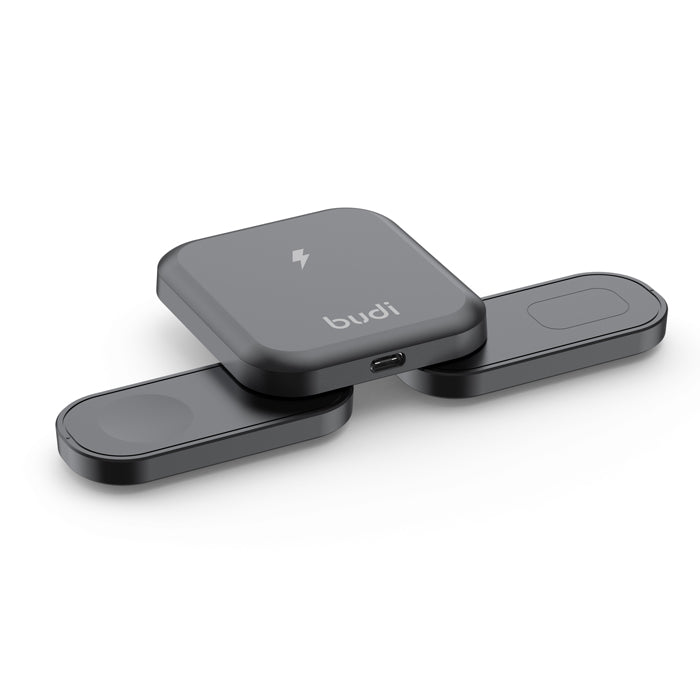 Budi MagSafe Foldable Magnetic 3 in 1 Wireless Charger WL4500B