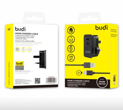 Budi AC053EB 12W (5V2.4A) home charger