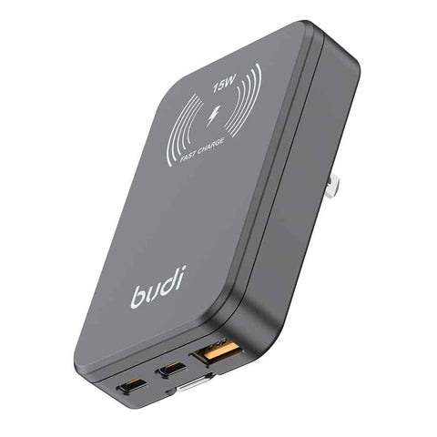 Budi 30W Dual USB-C PD and USB QC Magsafe Wireless Charger