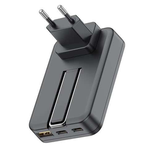 Budi 30W Dual USB-C PD and USB QC Magsafe Wireless Charger