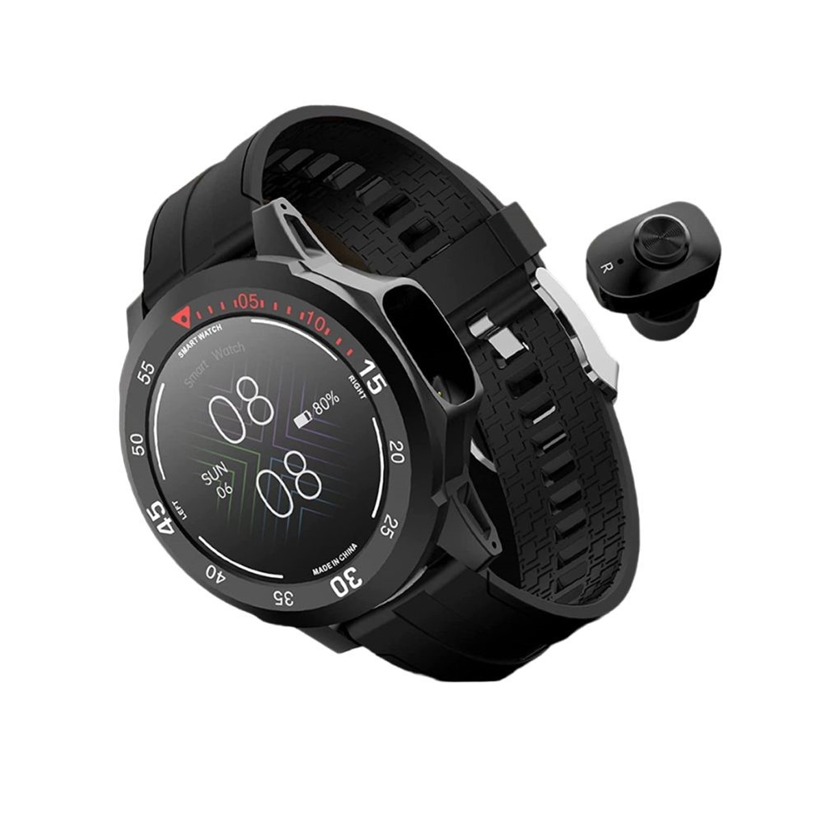 2 in 1 Smart Watch with Earbuds | Sport Fitness Watch