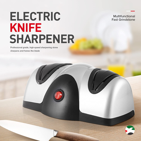 Olmecs Professional kitchen Electric Knife Sharpener Stone Multifunction Grindstone