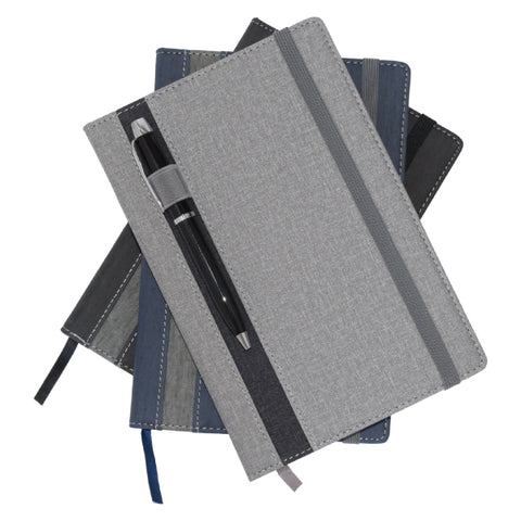 Executive Note Book with Pen Holder and Elastic