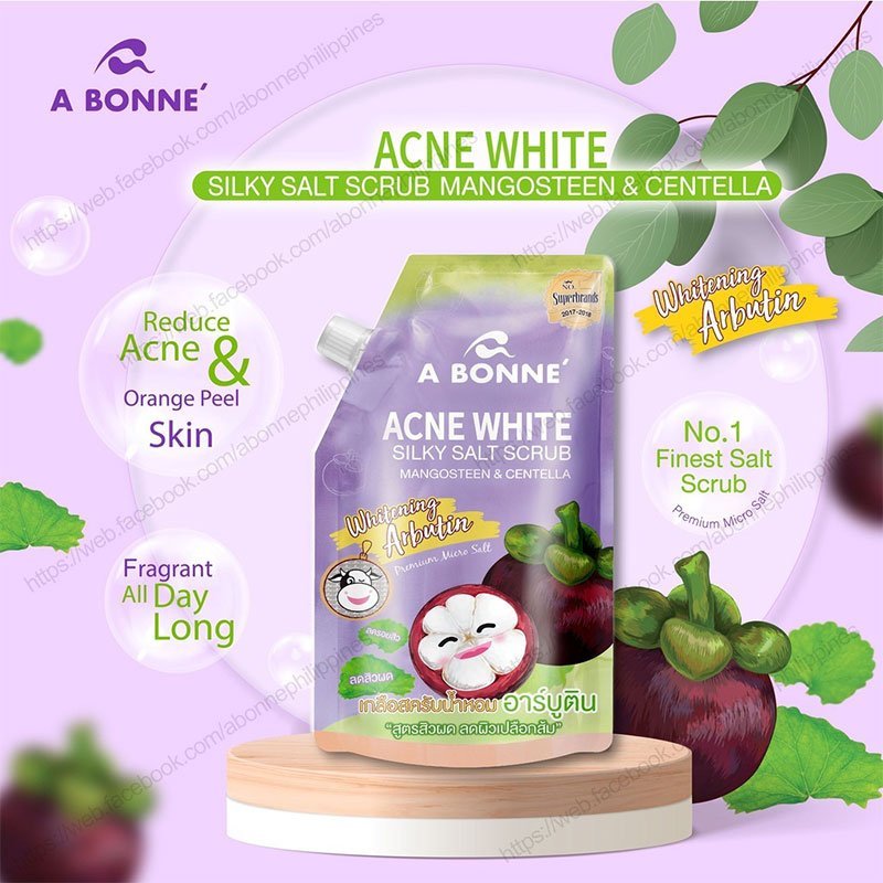 A Bonne Acne White Silky Salt Scrub