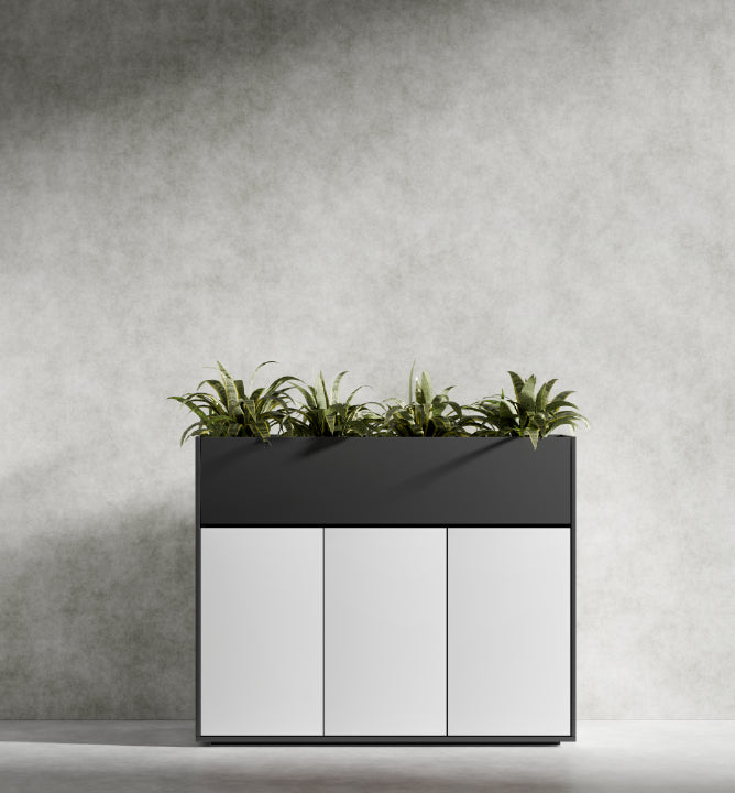 NAVO Series A – Planter Storage Cabinet 3-Door