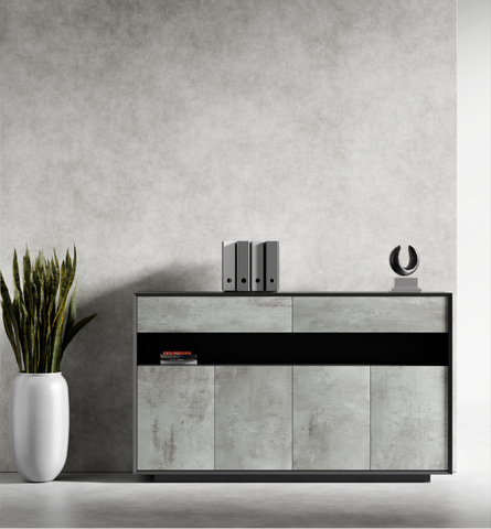 NAVO Series A Medium Height Credenza Cabinet