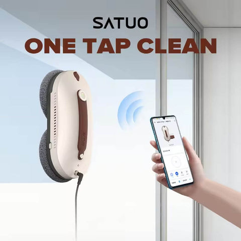 Satuo Pro Window Cleaner Robot | Automatic Glass Cleaning Machine Low Noise