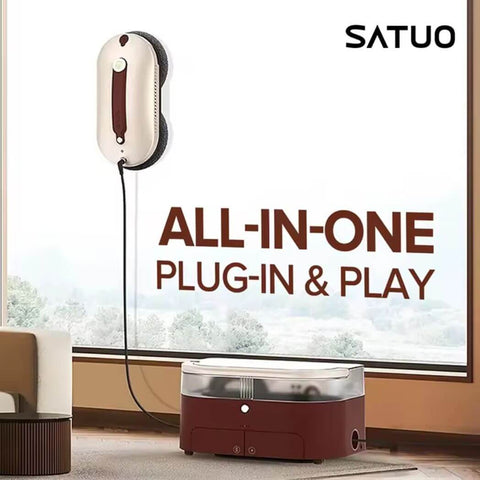 Satuo Pro Window Cleaner Robot | Automatic Glass Cleaning Machine Low Noise