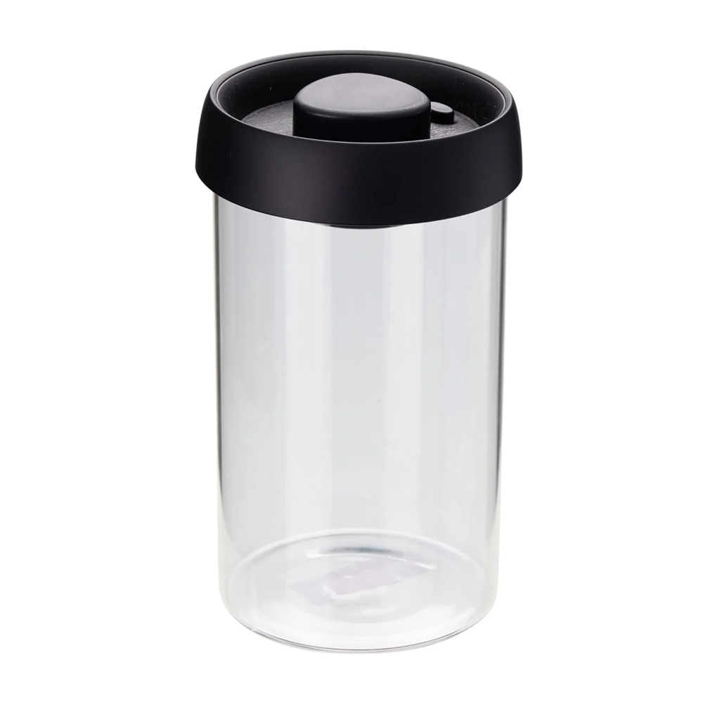 Willow 1000ml Glass Vacuum Storage Jar | Food Storage Container with Airtight Lid