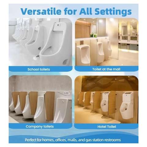 12 Pc Pack Urinal Screen Deodorizer, Long-Lasting Fragrance