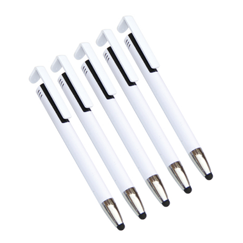 Olmecs Promotional Plastic Pen with Mobile Holder & Stylus (100Pc Pack)