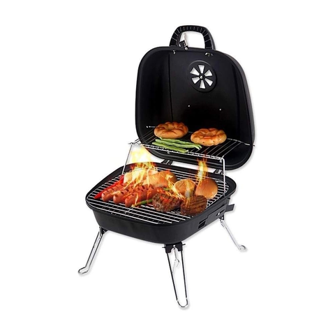 Olmecs Portable Charcoal Grill for Outdoor Barbecue