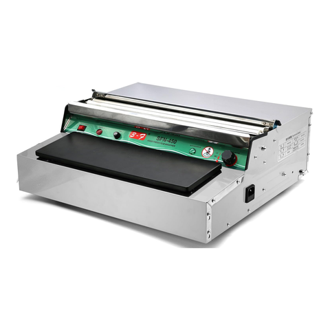 Hand Wrapping Machine Stainless Steel Cling Film Machine Counter-Top 450mm