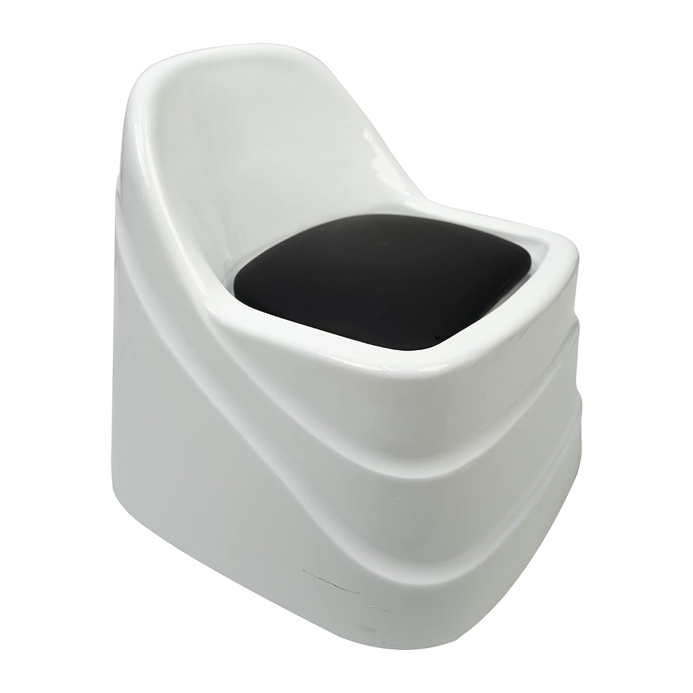 Olmecs Stool Chair Mani/Pedi Heavy-Duty Rolling Chair w/Back Rest for Beauty Salon & Spa