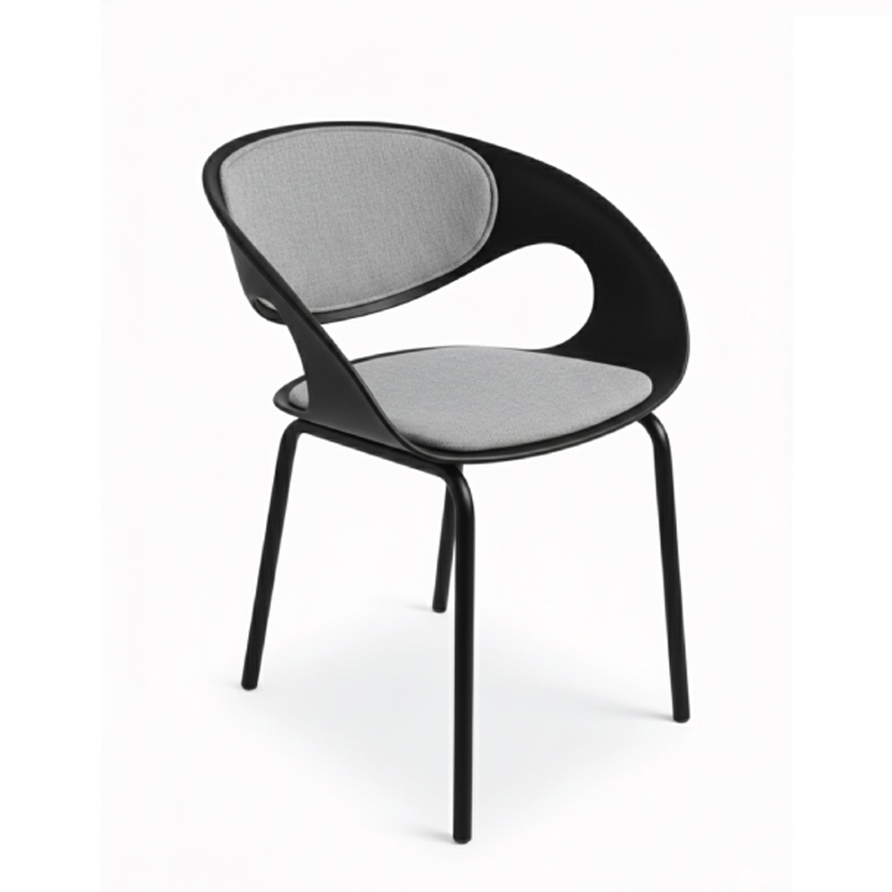 Olmecs Innovative Modern Molded Black Chair