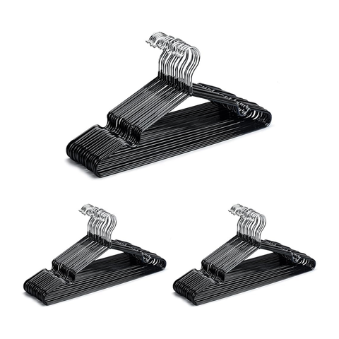 Willow Metal Hangers with Rubber Coating (30Pc Pack)