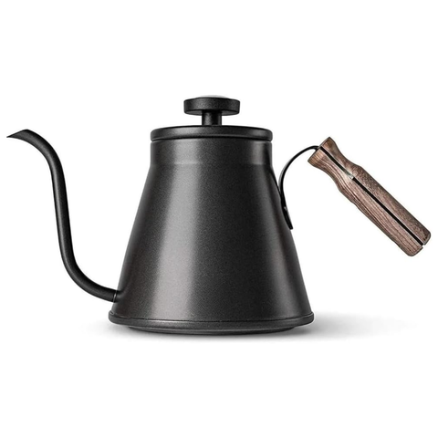 Olmecs 1000ml Coffee Kettle with Thermometer Exact Temperature Gooseneck Spout