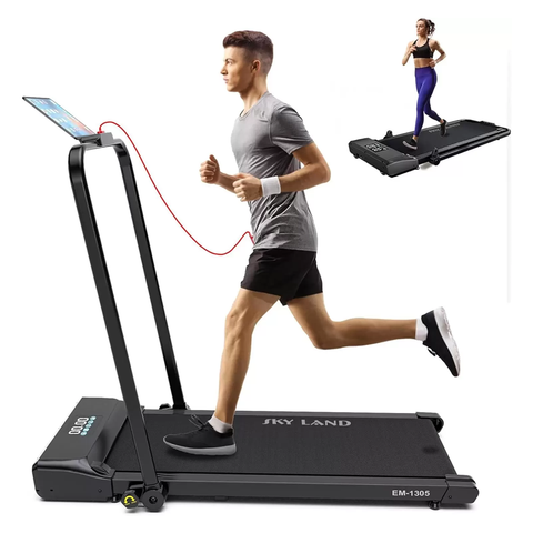 SKY LAND Walking Pad 2HP Under Desk Treadmill, Foldable Compact Walking Machine