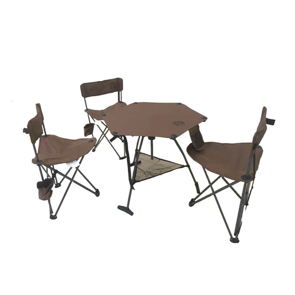Willow Portable Folding Table with Folding Chairs 3PCS For Camping Picnic