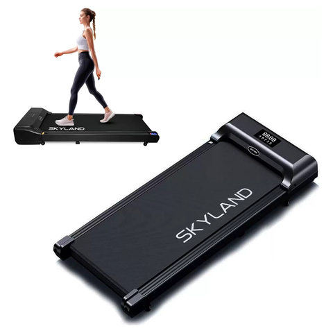 SKY LAND Walking Pad Treadmill | Slim Under Desk Treadmill for Home & Office, Quiet 2HP Motor, LED Display, Remote Control
