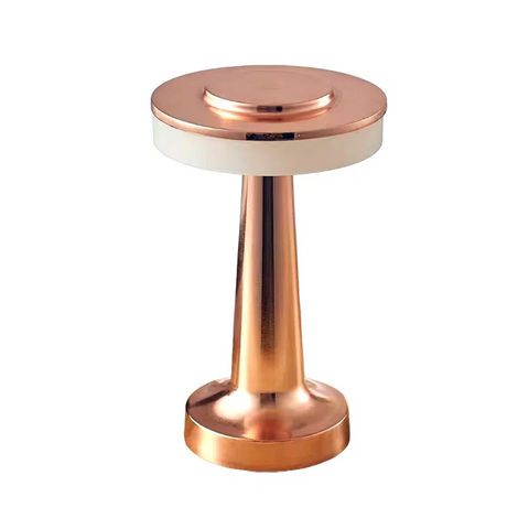 Olmecs Rechargeable Retro Touch LED Table Lamp Small Coffee Desk Decorative Lamp Dining Bar Outdoor Desk Night Light