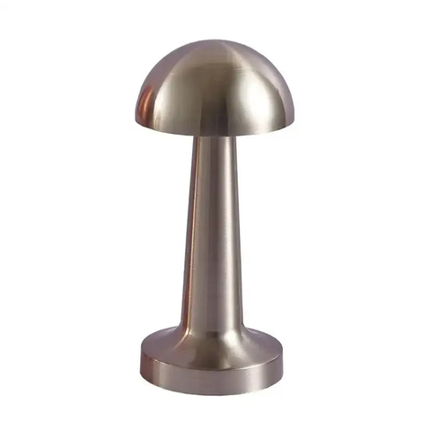 Olmecs Cordless LED Night Table Lamp Mushroom Design