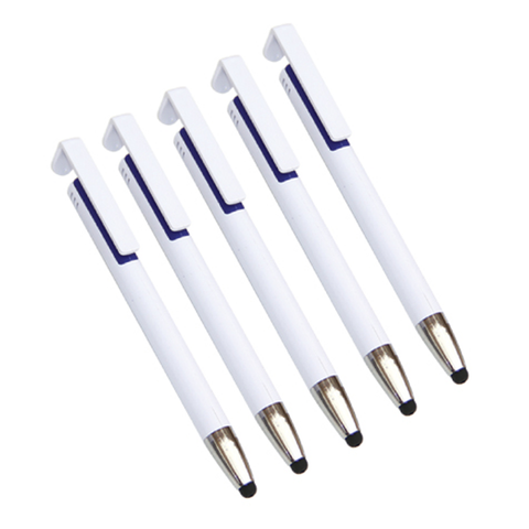 Olmecs Promotional Plastic Pen with Mobile Holder & Stylus (100Pc Pack)