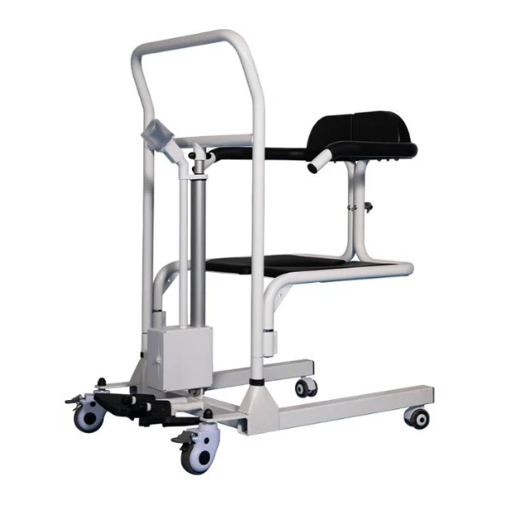 Electric Patient Lift Chair - 180° Split Seat, Shower & Commode Chair for Elderly & Disabled, 150KG Capacity