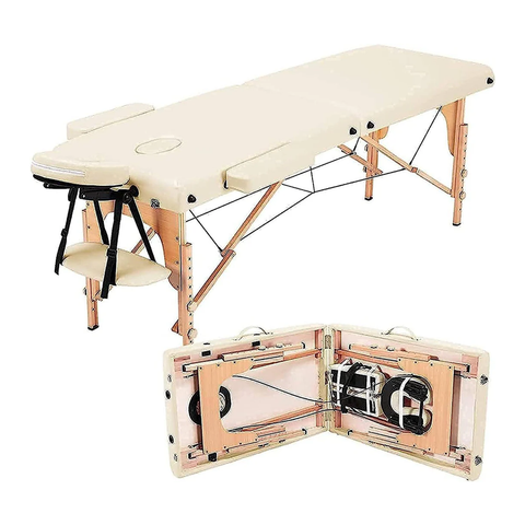 Portable Massage Table Folding Bed – Adjustable Salon Spa Massage Bed