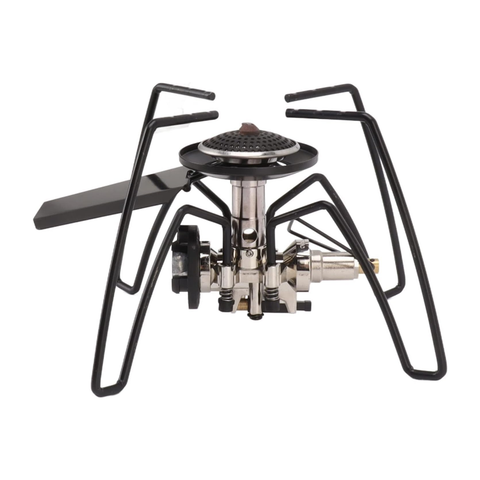 Portable Camping Stove – Compact High-Efficiency Butane/Propane Gas Burner with Foldable Legs for Outdoor Cooking