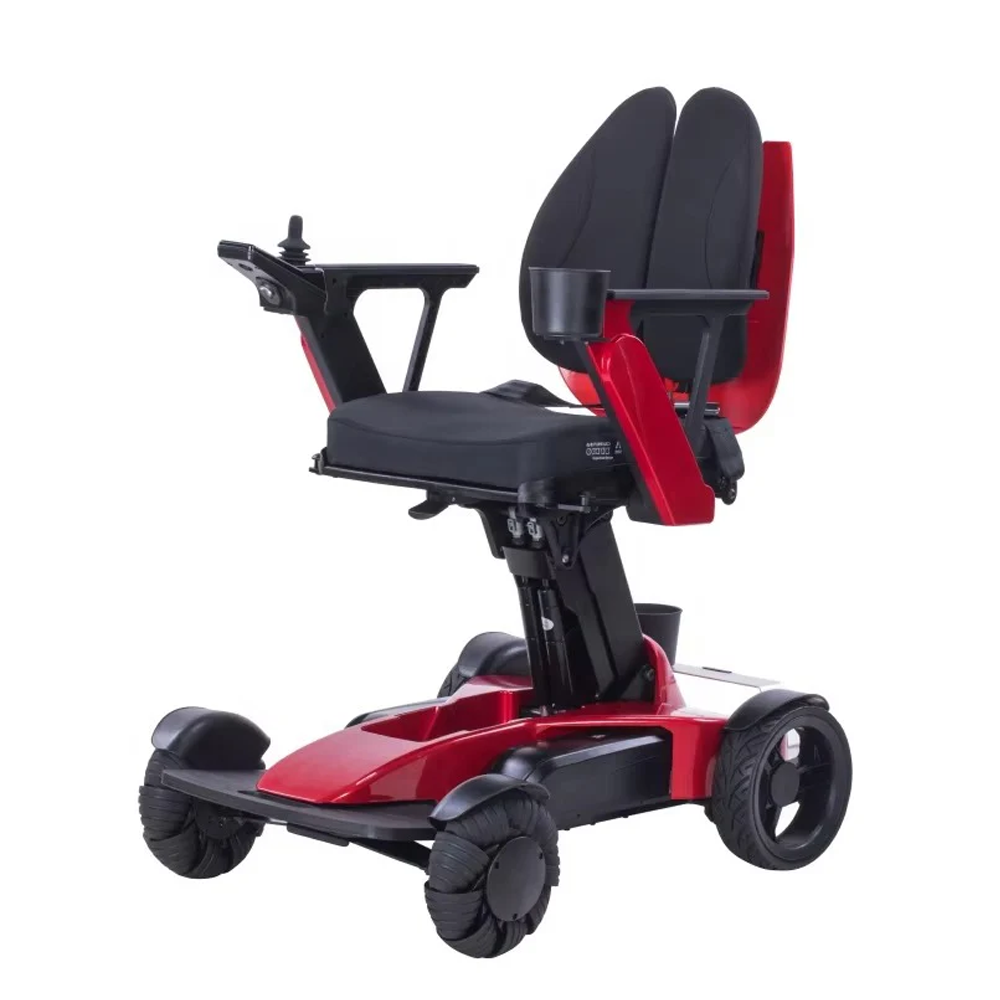 Lightweight Foldable Electric Wheelchair | Aluminum Alloy Power Wheelchair with 150kg Capacity