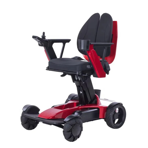 Lightweight Foldable Electric Wheelchair | Aluminum Alloy Power Wheelchair with 150kg Capacity