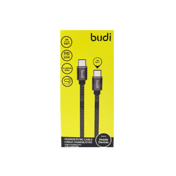 Budi DC206TT30B C – C 3m Type-C cable