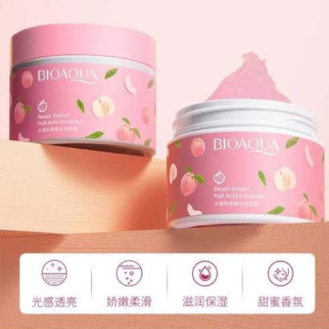 Bioaqua Peach Extract Fruit Acid Exfoliating Face Gel Cream